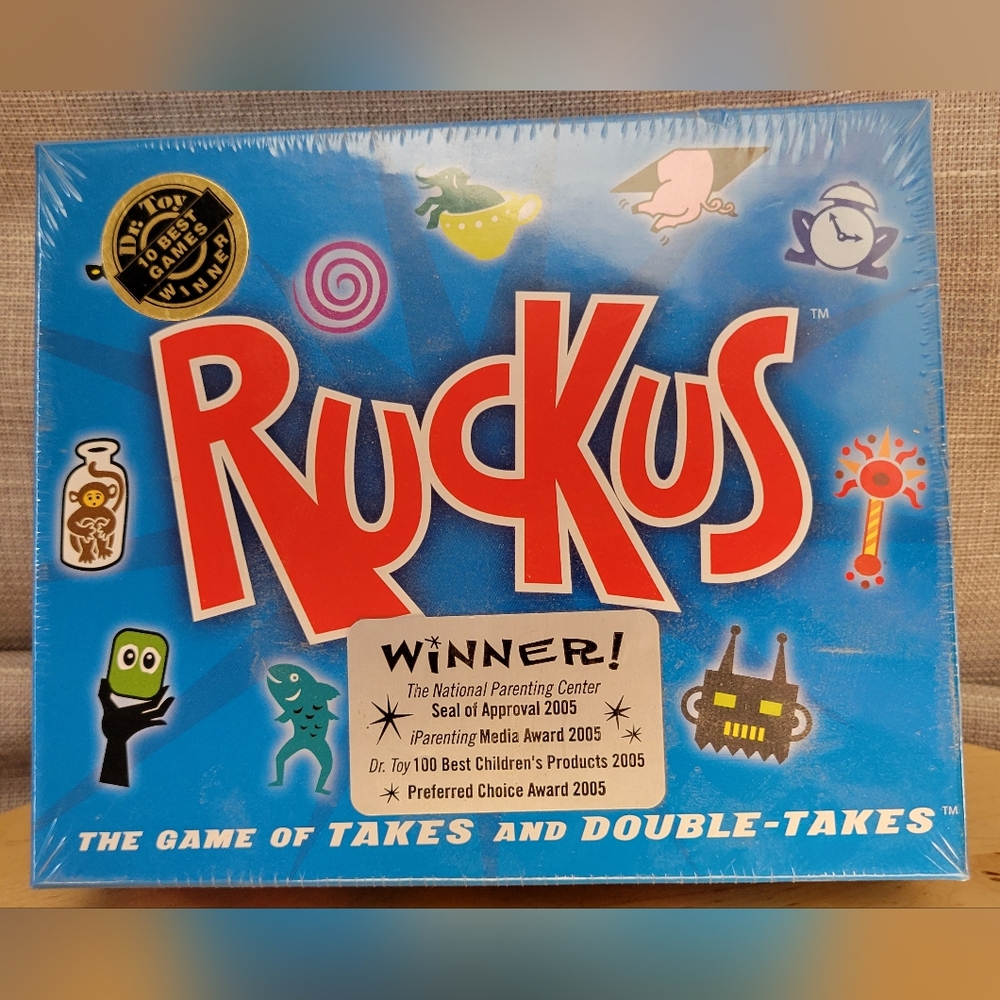 NWT Ruckus Family Card Game Ruckus Original Edition Fast-Paced Action Card